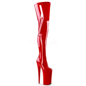 10 Inch Heel BEYOND-4000 Red Balenciaga Boots