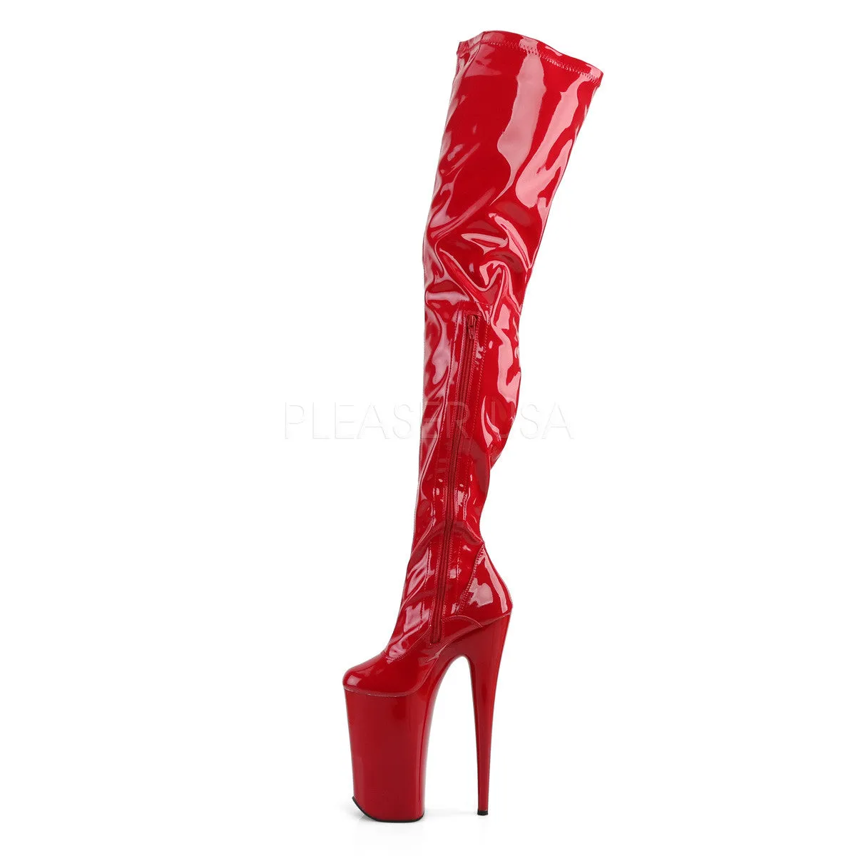 Morrowind Boots 10 Inch Heel BEYOND-4000 Red