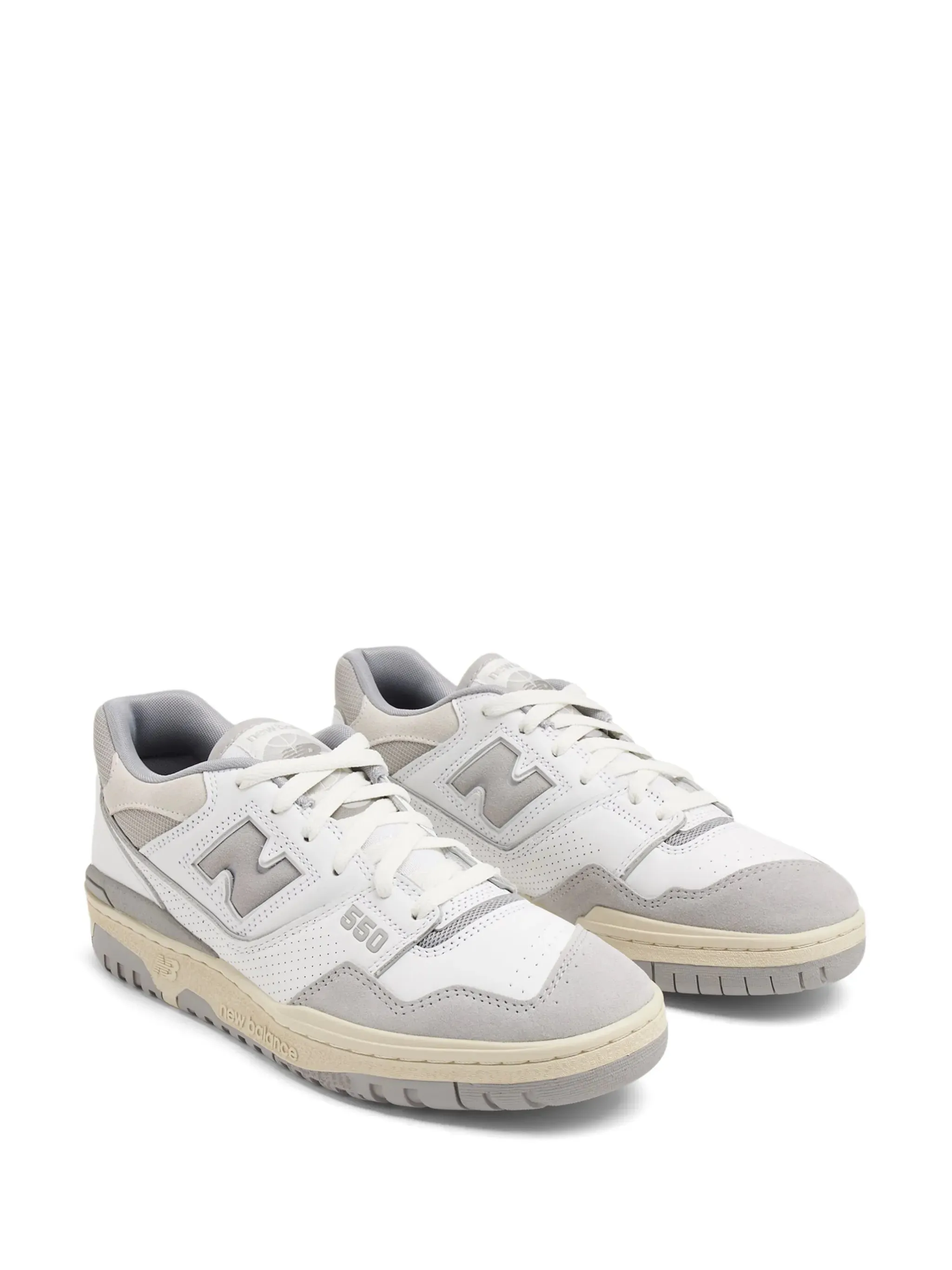 Edge Training Shoe 550 logo-embossed leather sneakers
