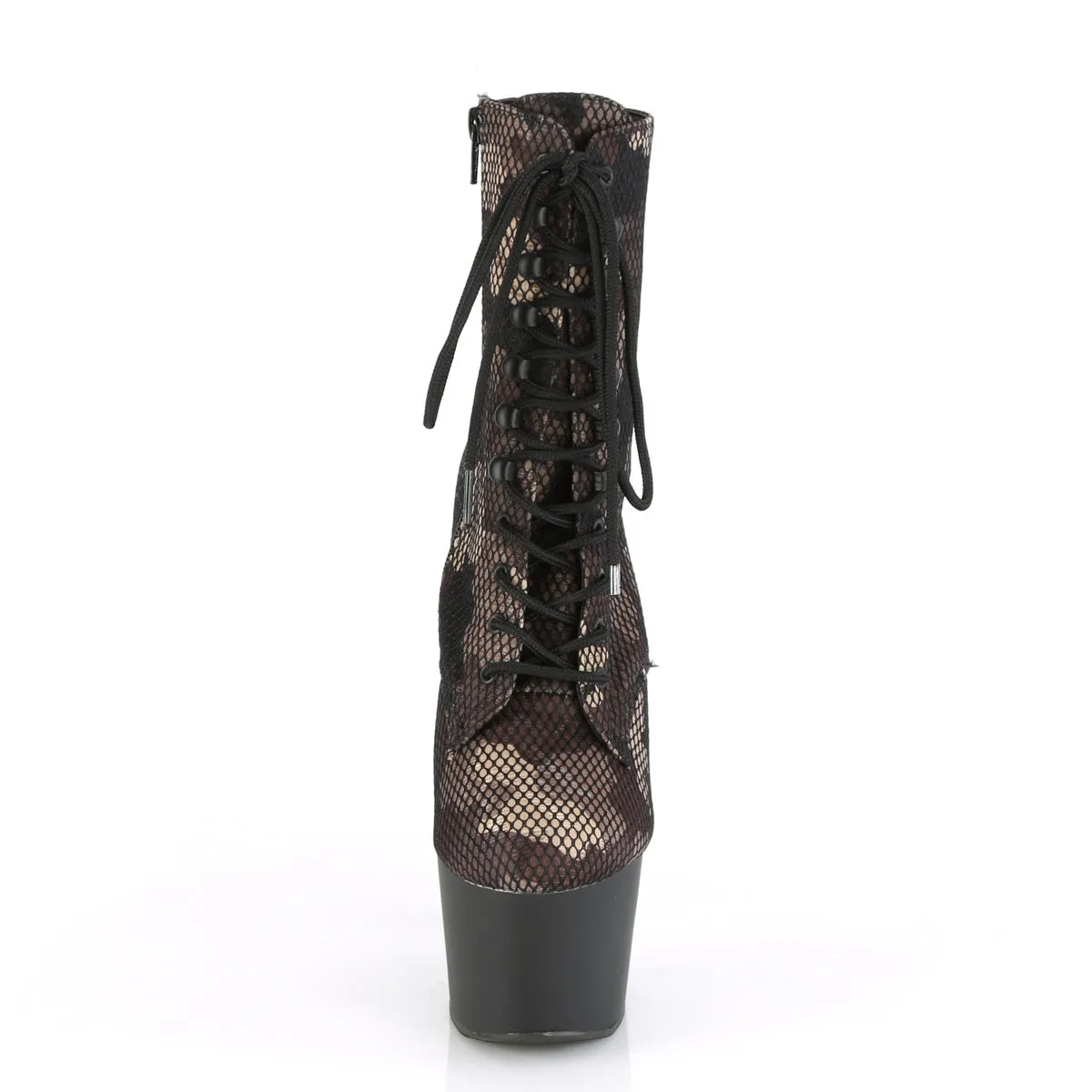 Rubber Boots For Work 7 Inch Heel ADORE-1020CM Green Camo