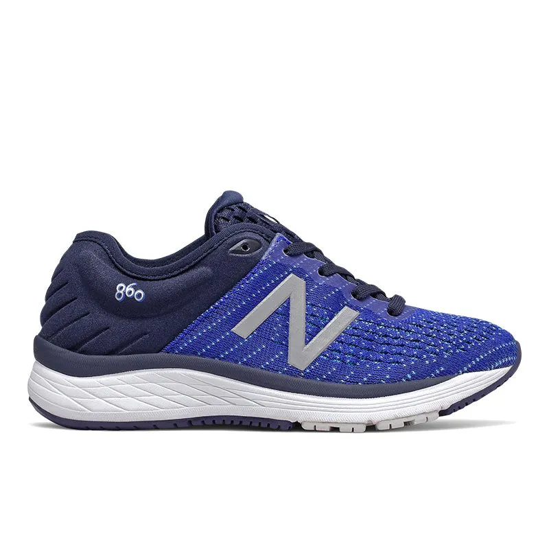 New Balance Supercomp Elite 860v10 - Pigment Blue with UV Blue and White - Kids