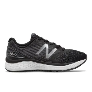 860v9 - Black with Laser Blue - Kids New Balance Men's Fresh Foam X 860 V13