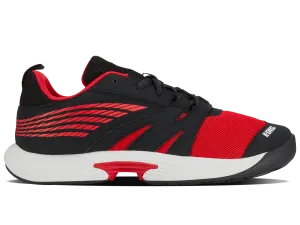 Studded Tennis Shoes 87392-066-M | SPEEDTRAC | BRIGHT WHITE/STRETCH LIMO/HIGH RISK RED