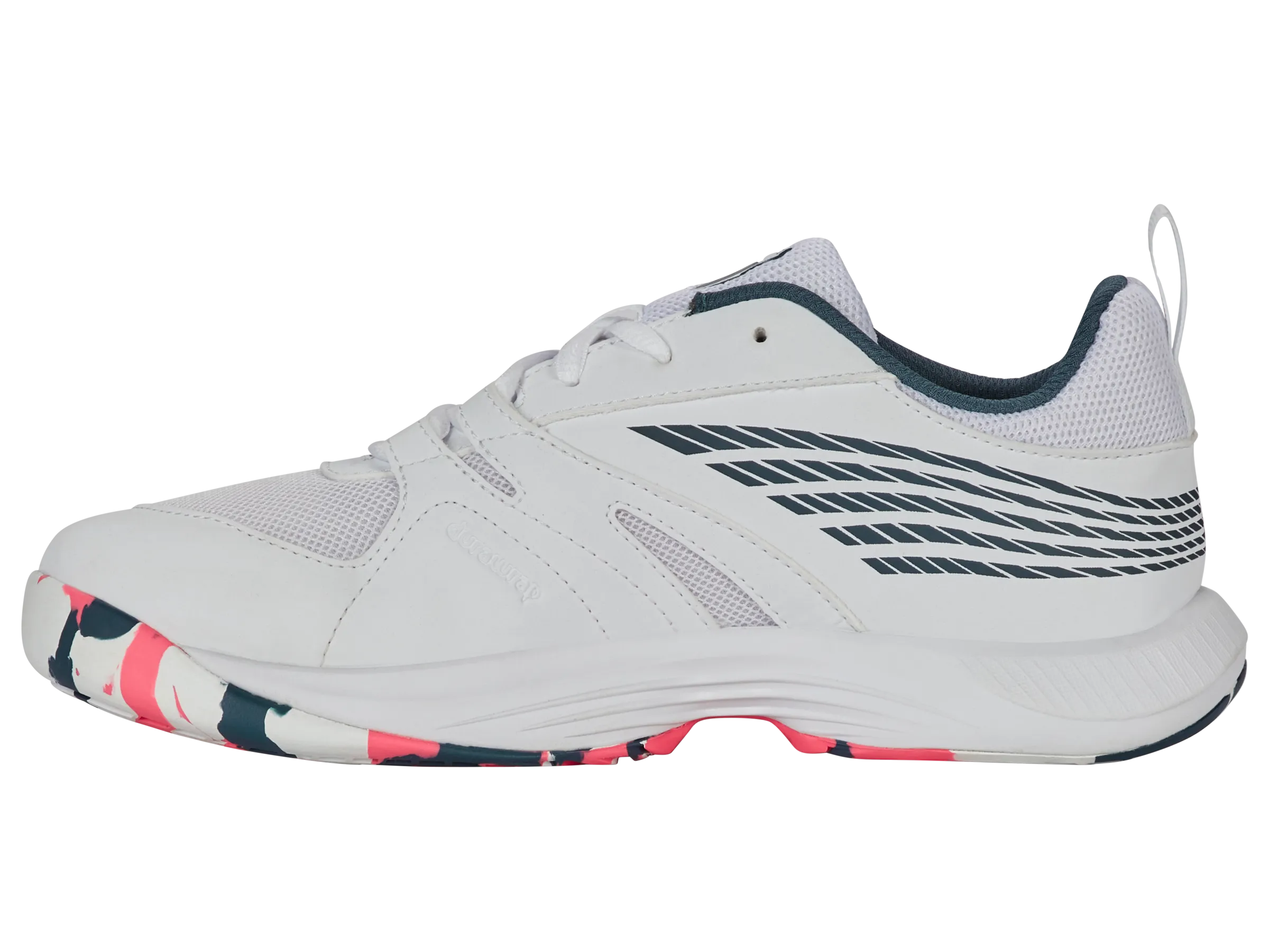 Tennis Shoes With Flowers 87392-129-M | SPEEDTRAC | WHITE/STARGAZER/NEON BLAZE