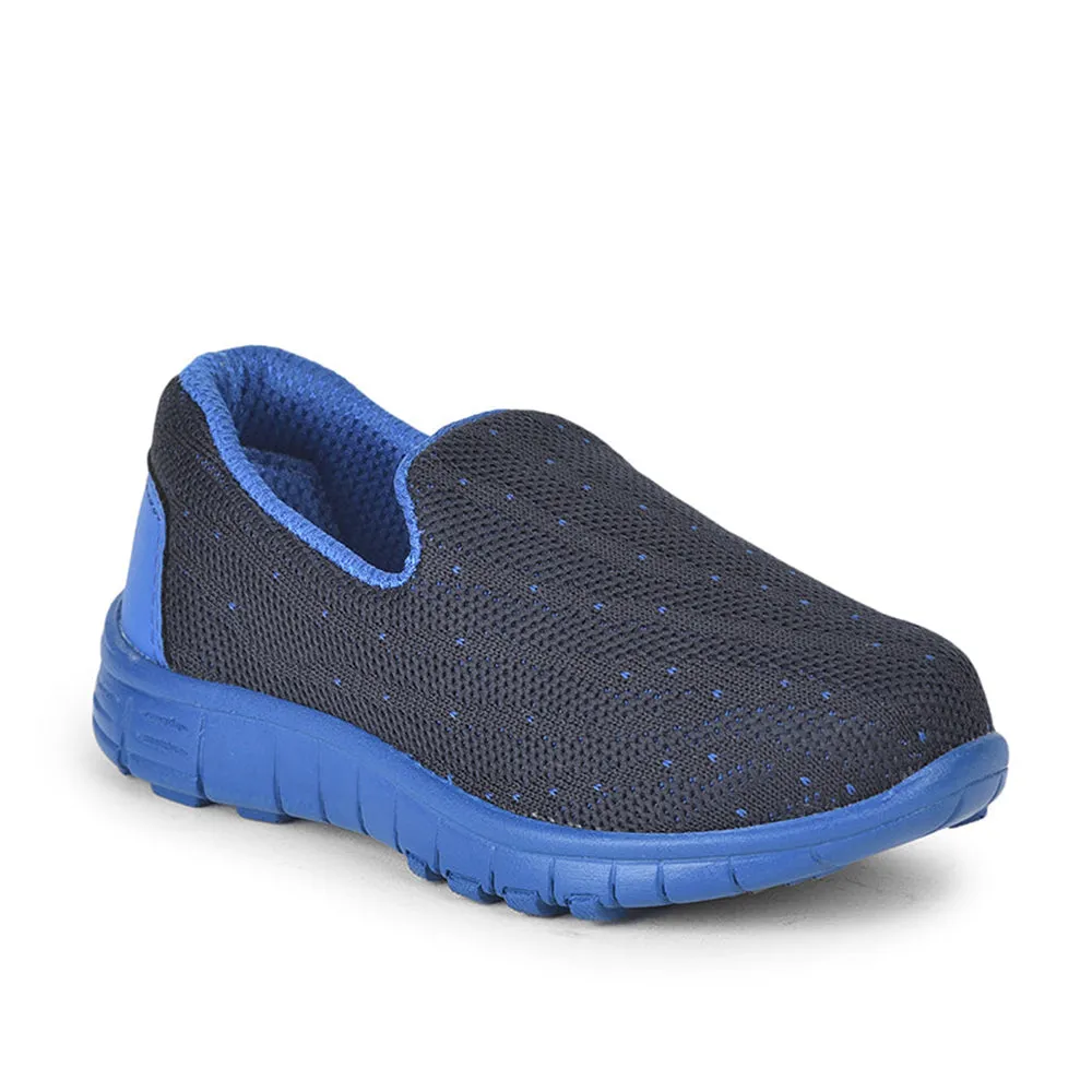 Lucy & Luke (Blue) Sports Non Lacing Walking Shoes For Kids 2123-10 By Liberty Cloud Casual Shoes