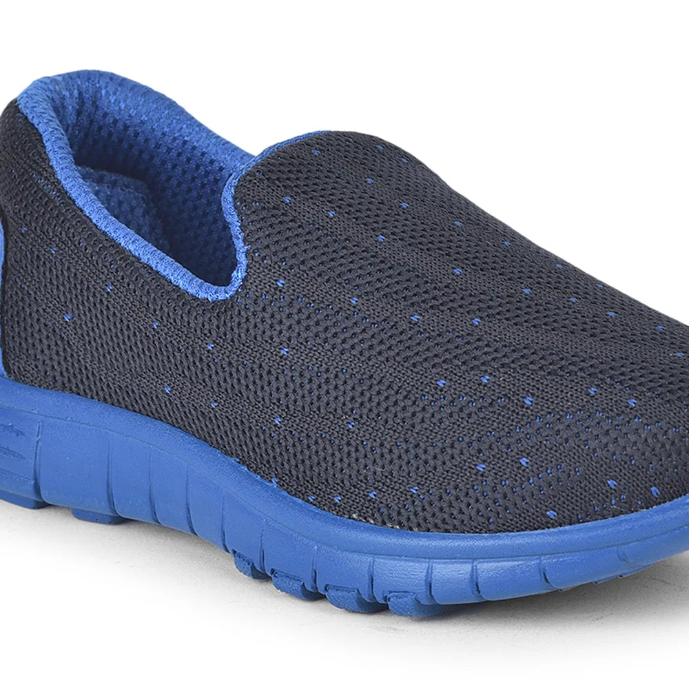 Casual Shoes For Rain Lucy & Luke (Blue) Sports Non Lacing Walking Shoes For Kids 2123-10 By Liberty