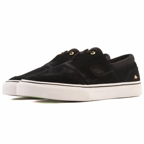 Emerica - Servold (Black/White/Gold) All Star Skate Shoes