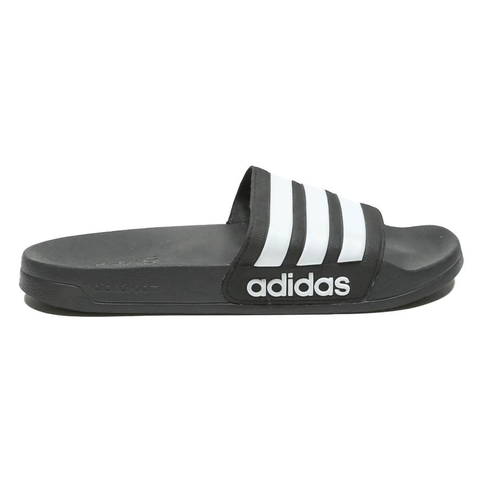 ADIDAS Adilette Mens Black White Synthetic Slider UK 7 Comfortable Pool Beach Toddler Slide Sandals
