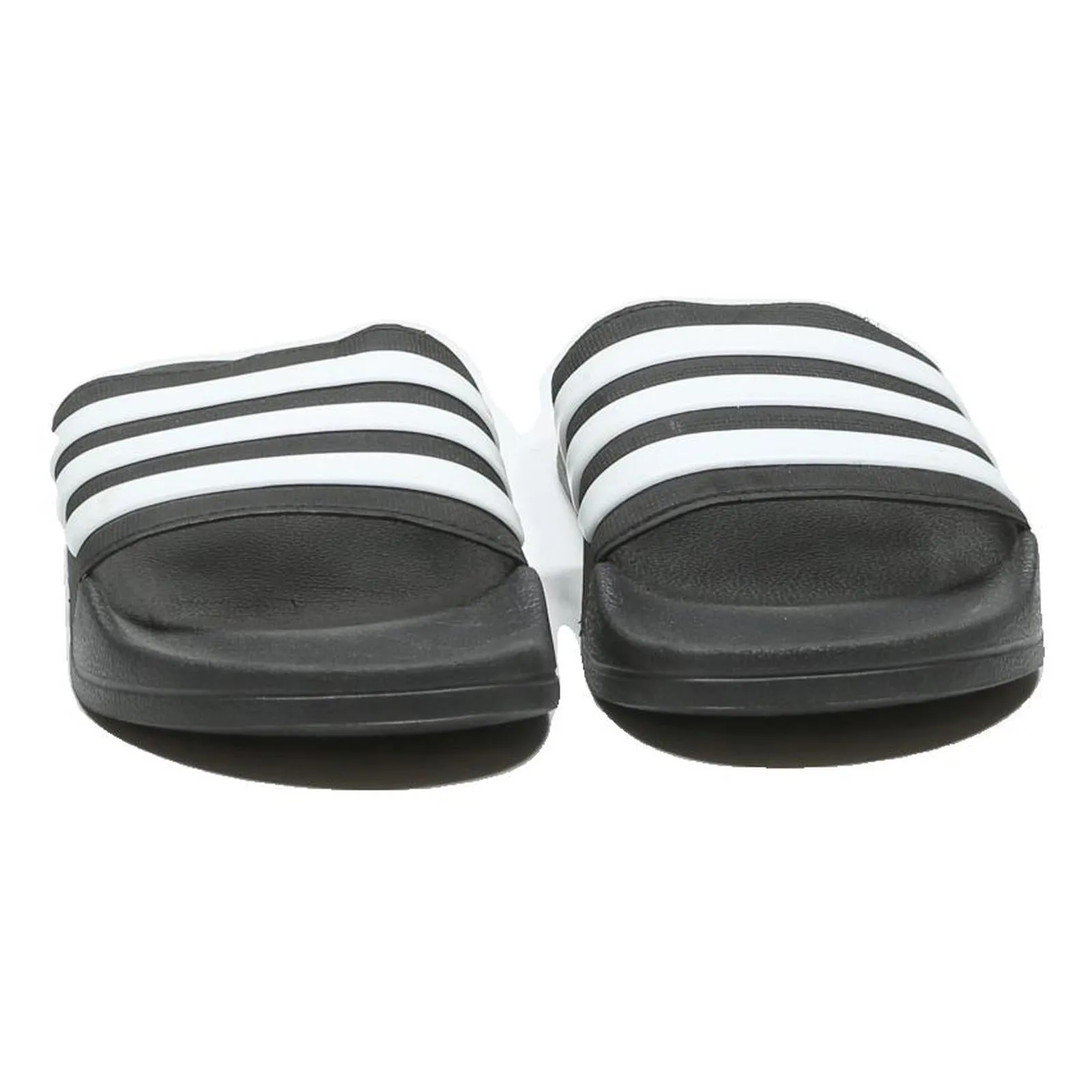 ADIDAS Adilette Mens Black White Synthetic Slider UK 7 Comfortable Pool Beach Scheels Slippers