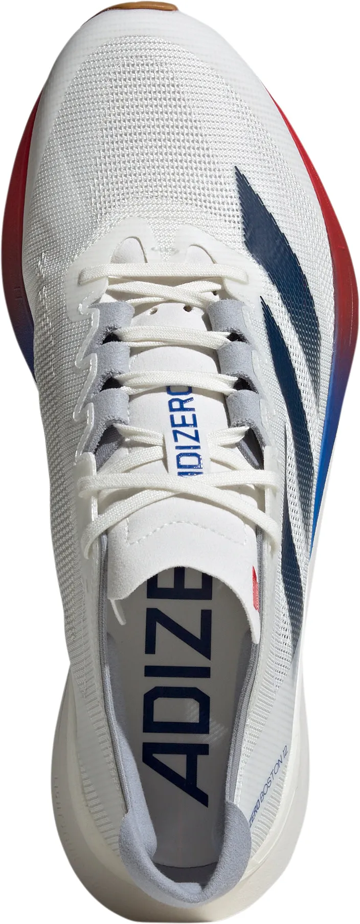 adidas Adizero Boston 12 Mens Running Shoes - White Shoe Shoe Train Elf