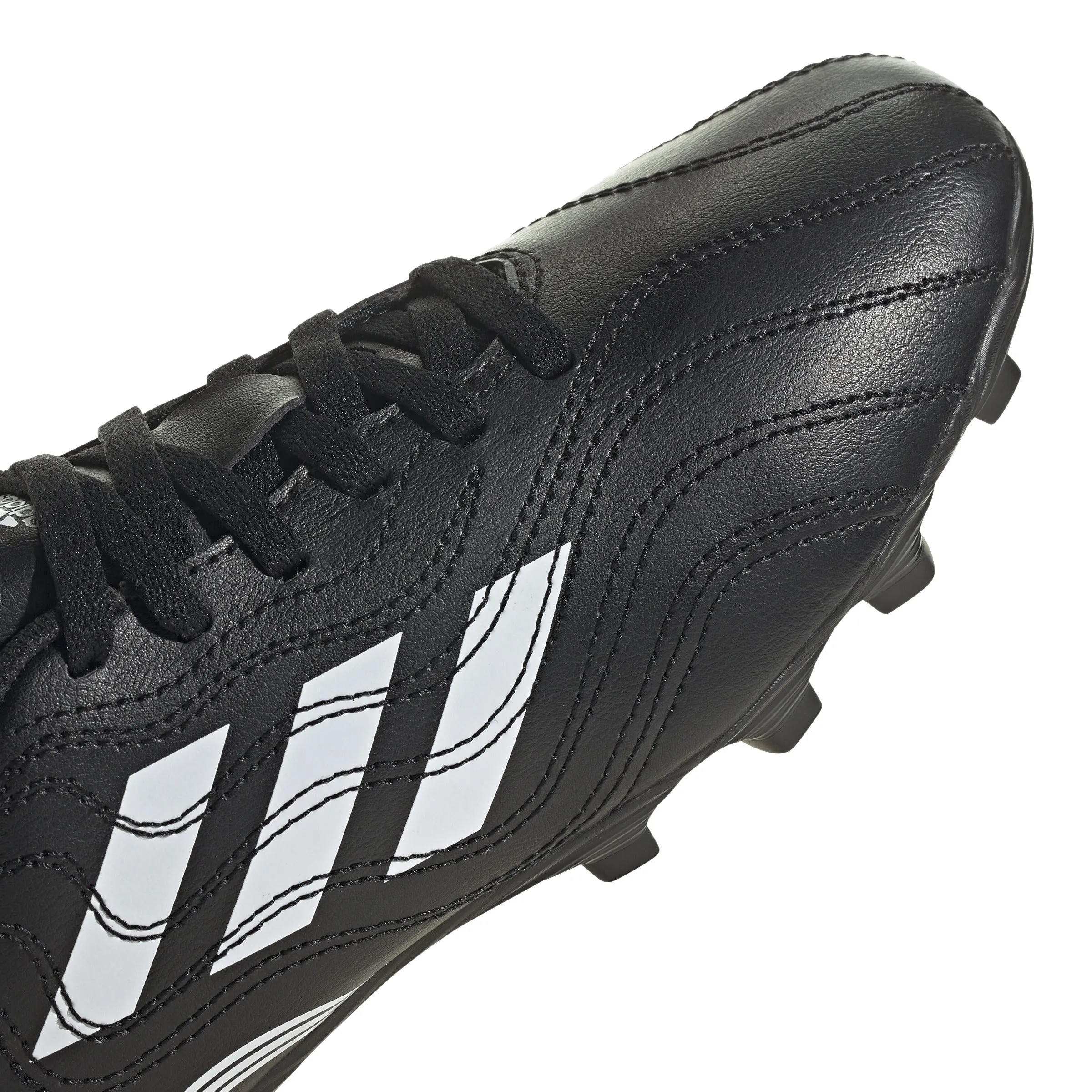 Overstock Soccer Cleats Adidas Copa Sense .4 Firm Ground Junior Black White