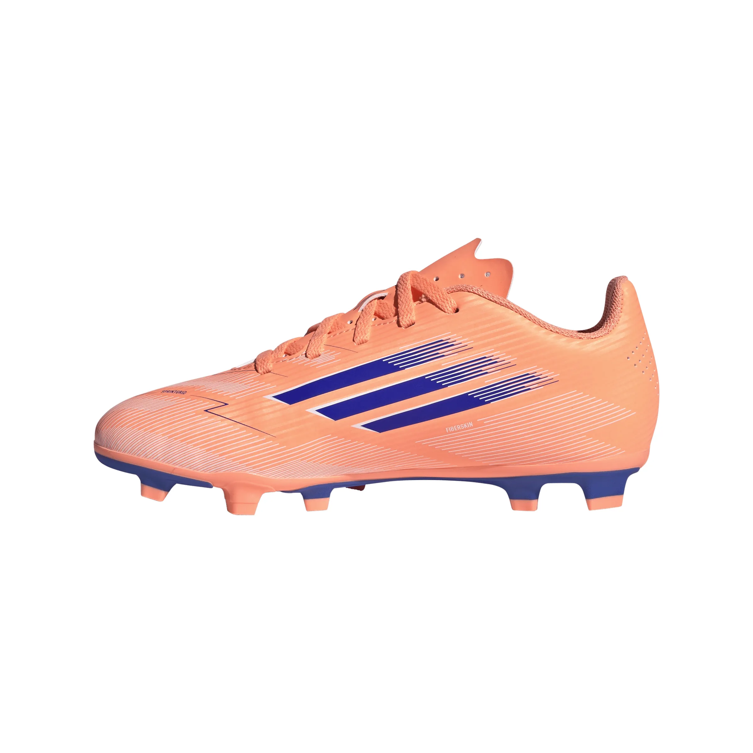 Soccer Cleats Collection adidas F50 Club FG Firm Ground Soccer Cleats - Beam Orange/ Lucid Blue/ FTWhite