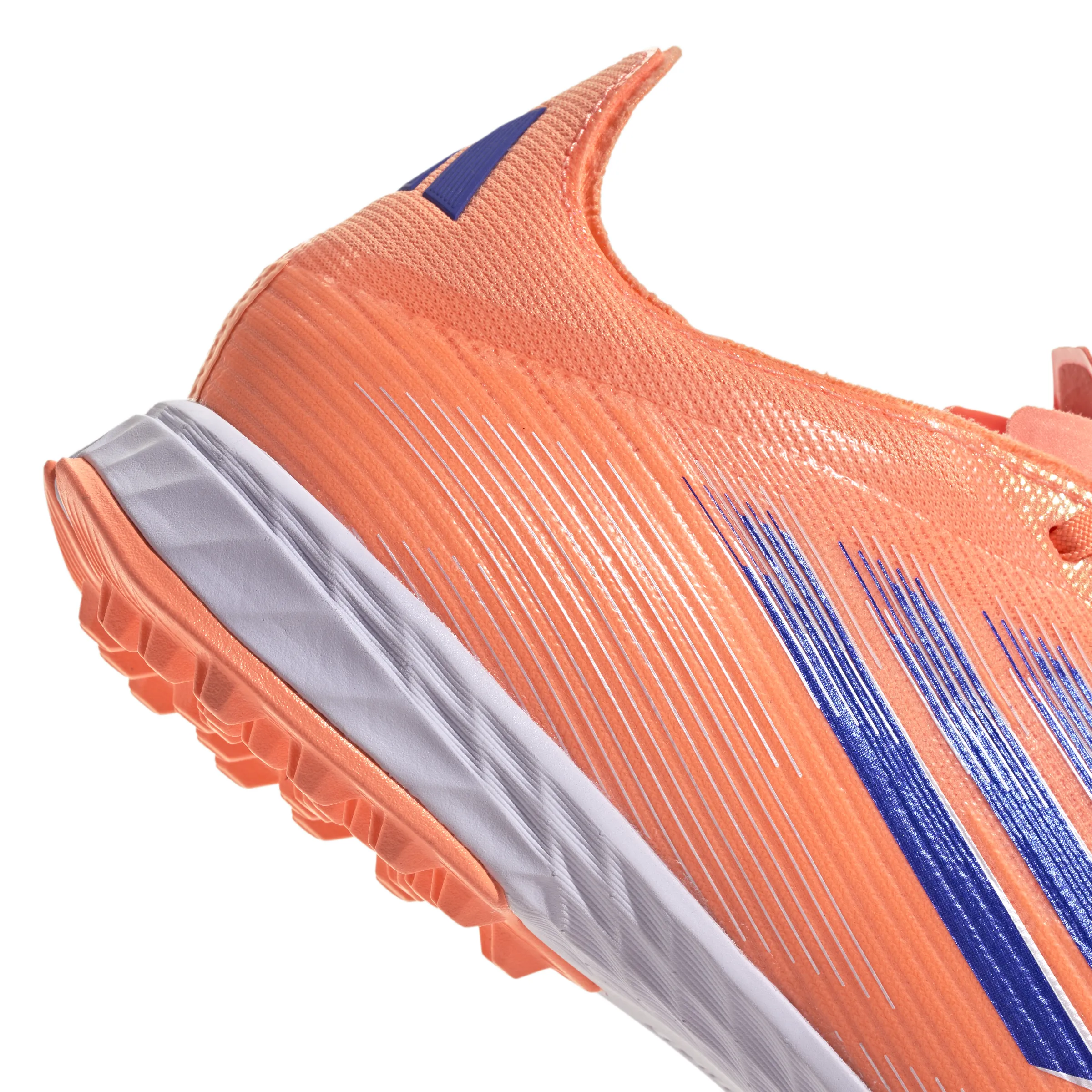 adidas F50 Pro TF Turf Soccer Shoes - Beam Orange / Lucid Blue/ Ftwr White Pro Firm-ground Soccer Cleat