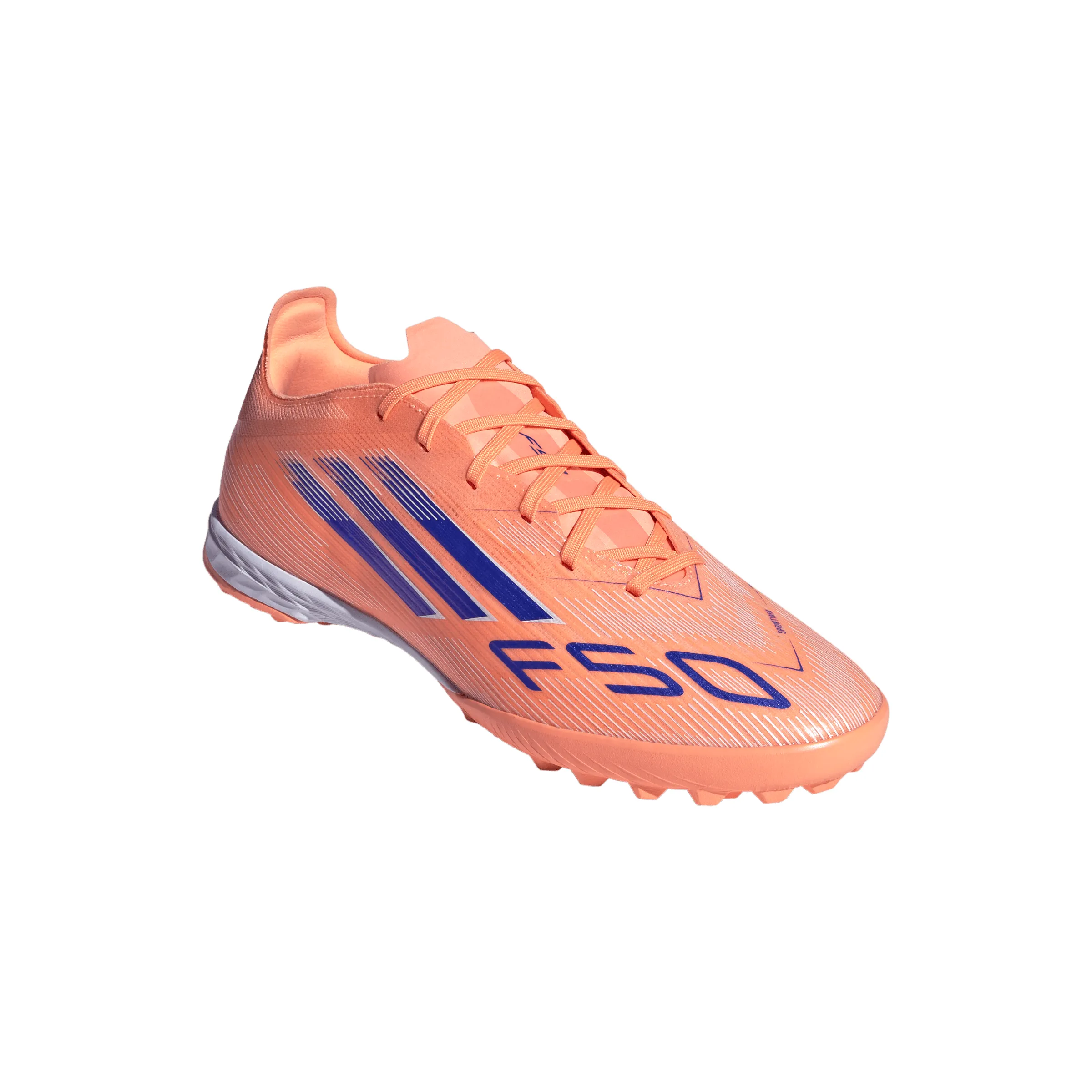 Do Soccer Cleats Run True To Size adidas F50 Pro TF Turf Soccer Shoes - Beam Orange / Lucid Blue/ Ftwr White