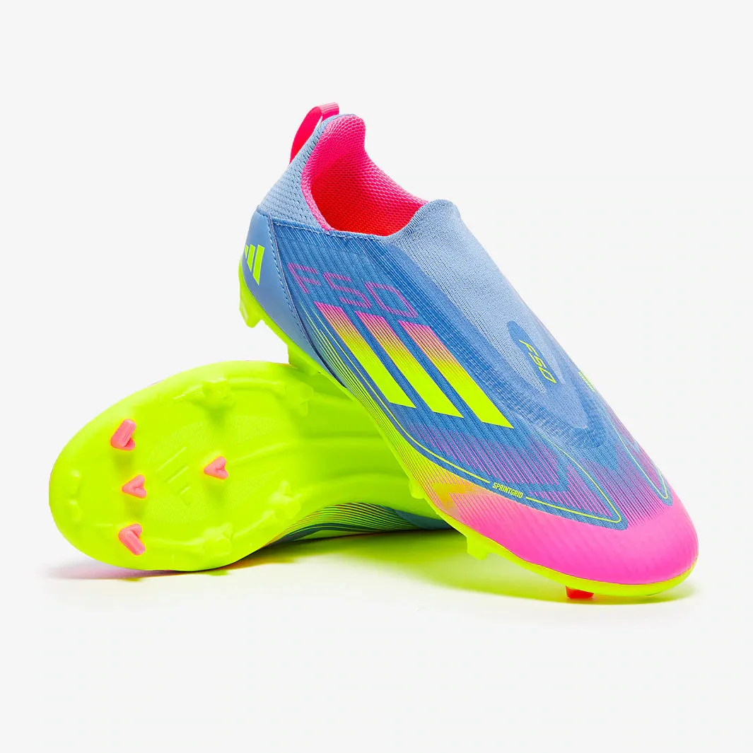 Soccer Cleats Around Me Adidas Kids F50 League Laceless FG