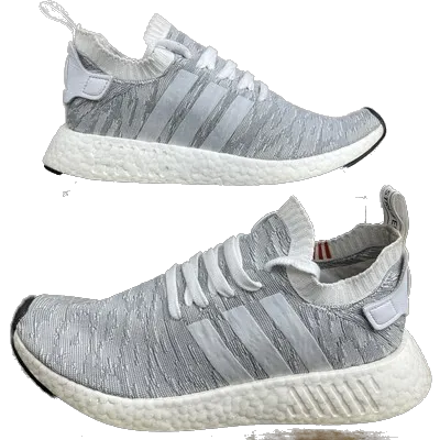 Adidas Men's Nmd R2 Primeknit Shoes - Grey / White Adidas Shoe With Strap