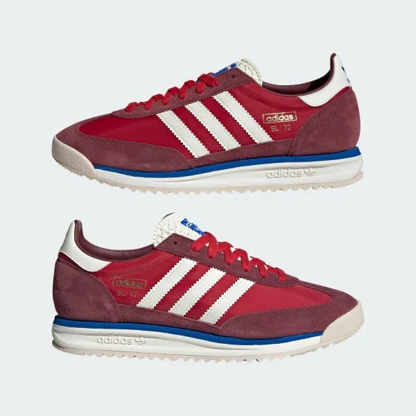 Adidas Taekwondo Mei Shoe Adidas Men's Sl 72 Rs Shoes - Shadow Red / Off-White / Blue
