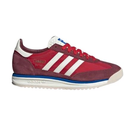 Adidas Shoes Rod Laver Adidas Men's Sl 72 Rs Shoes - Shadow Red / Off-White / Blue