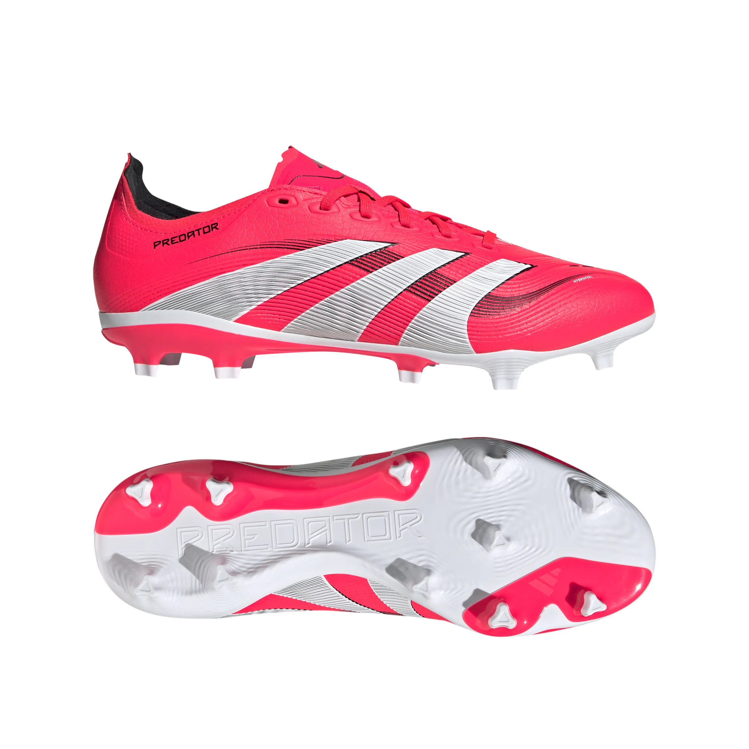 Soccer Cleat Sleeves adidas Predator League FG/MG Firm Ground/Multi Ground Soccer Cleats - lucid red/ftwr white/core black