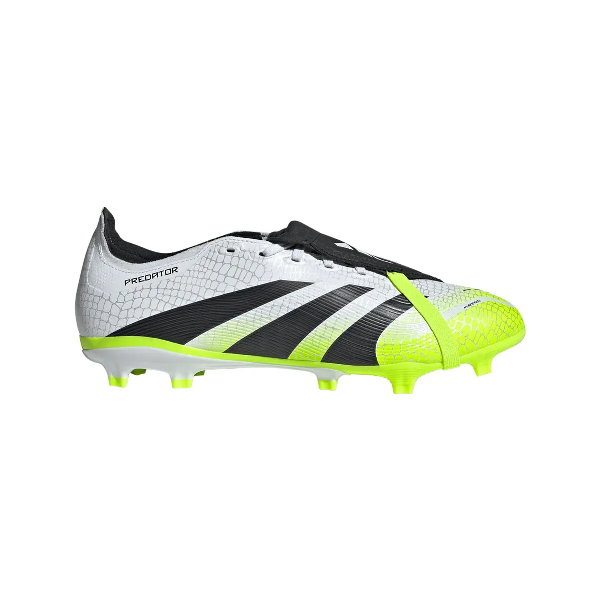 adidas Predator League FT FG Firm Ground Soccer Shoes - Ftwr White/ Core Black/ Lucid Lemon Soccer Cleat Finds