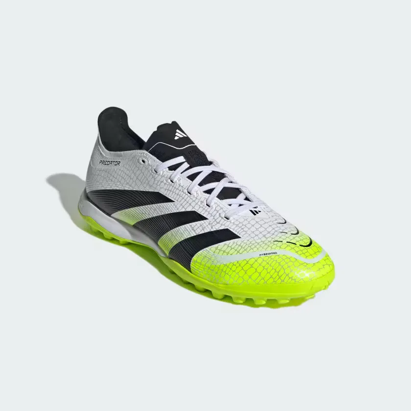 adidas Predator League TF Turf Soccer Shoes - Ftwr White/ Core Black/ Lucid Lemon
