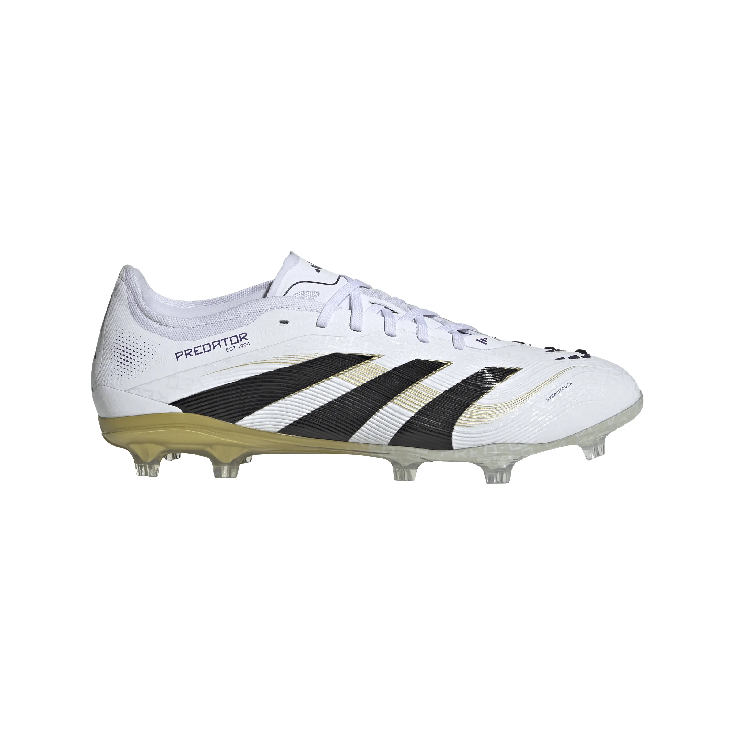 adidas Predator Pro FG Firm Ground - Ftwr/Core Black/Gold Met Best Soccer Cleats For Severs