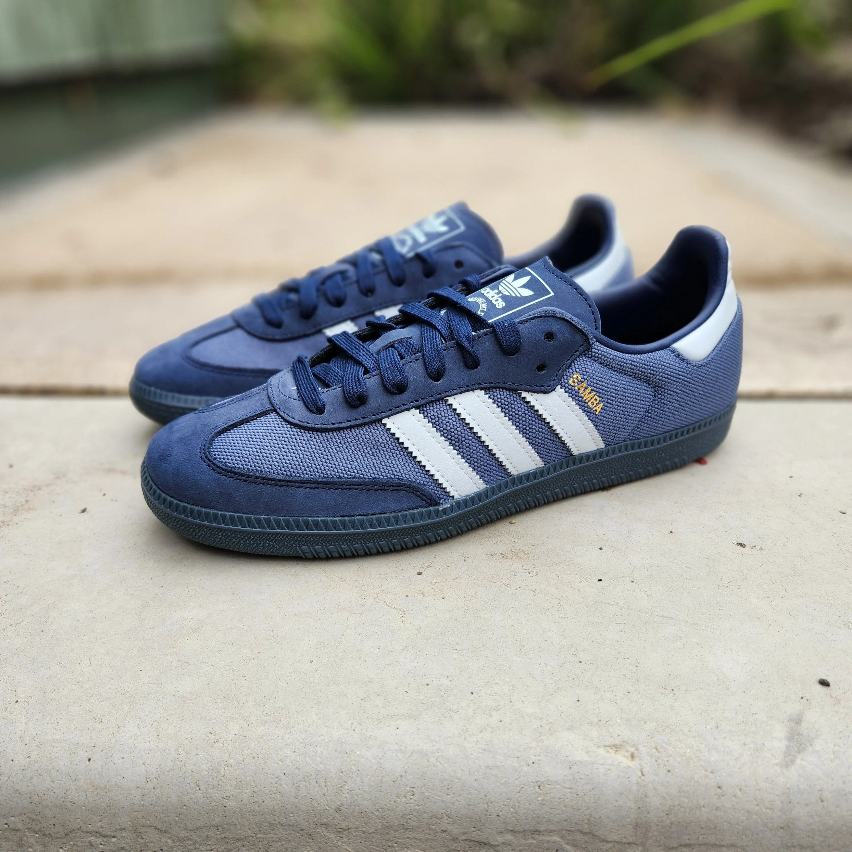 Formal Casual Shoes ADIDAS SAMBA OG 'BLUE CANVAS'
