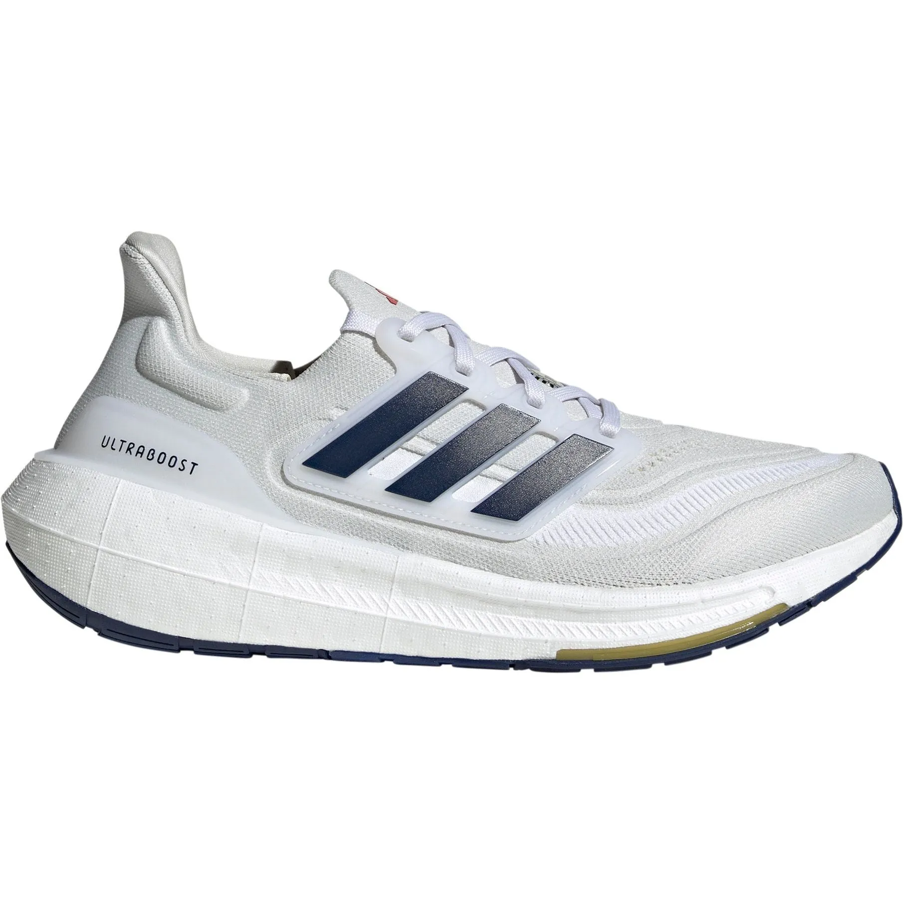 adidas Ultra Boost Light Mens Running Shoes - White Best Running Shoes Flat Feet Overpronation