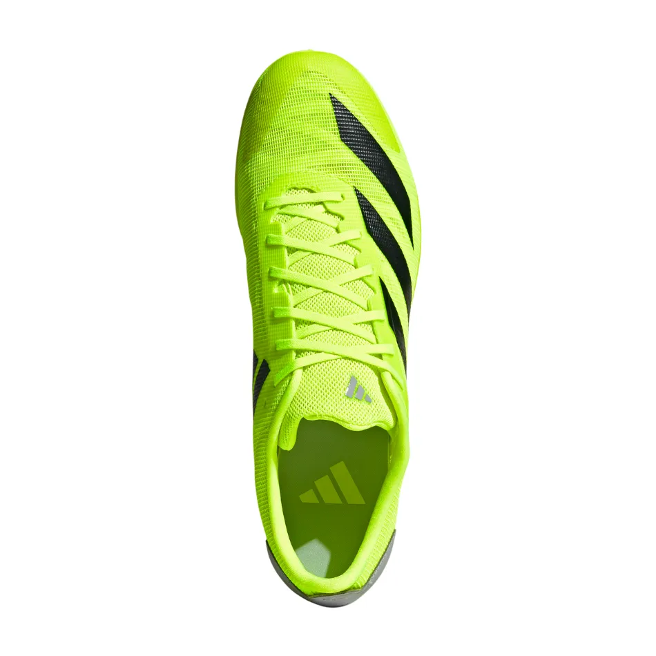 Adidas Shoes Sleek adidas Unisex Adizero XCS Cross Country Spikes in Lucid Lemon/Core Black/Halo Silver AW25