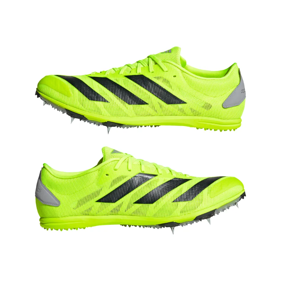 adidas Unisex Adizero XCS Cross Country Spikes in Lucid Lemon/Core Black/Halo Silver AW25 Boston Celtics Adidas Shoes