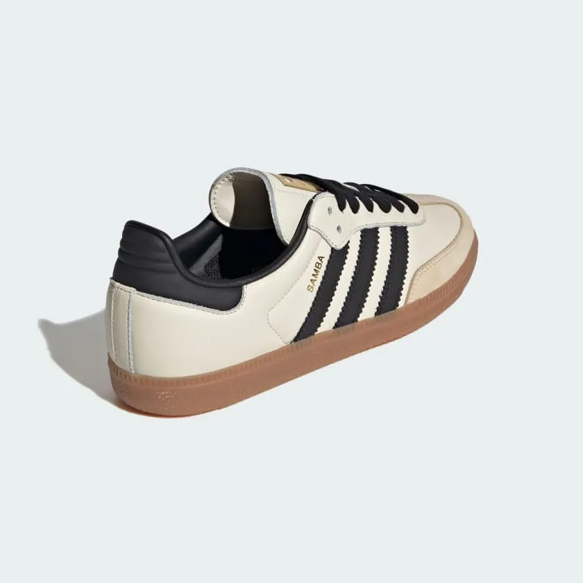 Adidas Tie Up Shoes Adidas Women's Samba Og Shoes - Cream White / Sand Strata