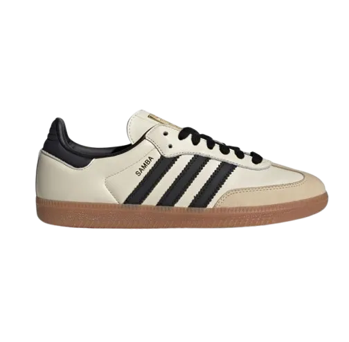 Adidas Women's Samba Og Shoes - Cream White / Sand Strata Running Shoe Adidas