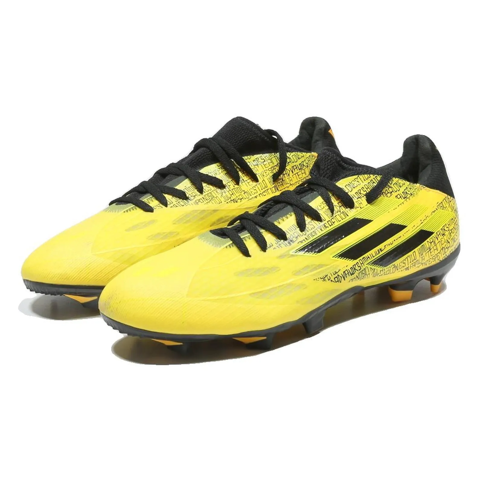 ADIDAS X Speedflow Mens Lace Up Trainers Football Boots Yellow Black Synthetic Lightest Soccer Cleat
