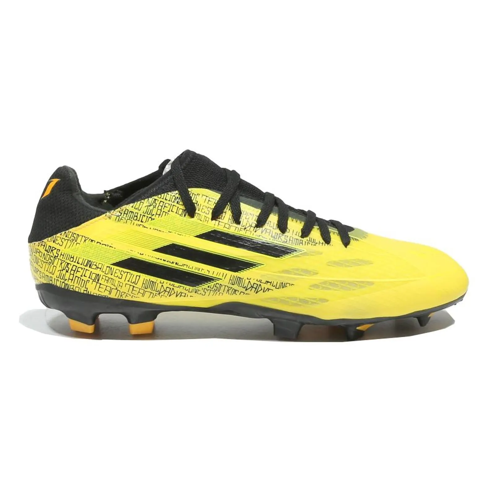 ADIDAS X Speedflow Mens Lace Up Trainers Football Boots Yellow Black Synthetic High Top Soccer Cleats For Sale