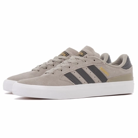 Adidas - Busenitz Vulc II (Silver Pebble/Carbon/Gold Metallic) Sb Team Classic Skate Shoe