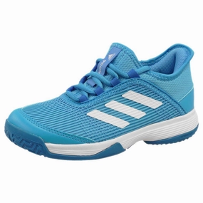 Heavy Duty Tennis Shoes adidas Junior Adizero Club K - Pulse Blue/Cloud White