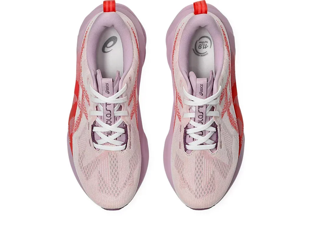 Waterproof Asics Shoes Womens Asics Novablast 5 - White/Coral Reef