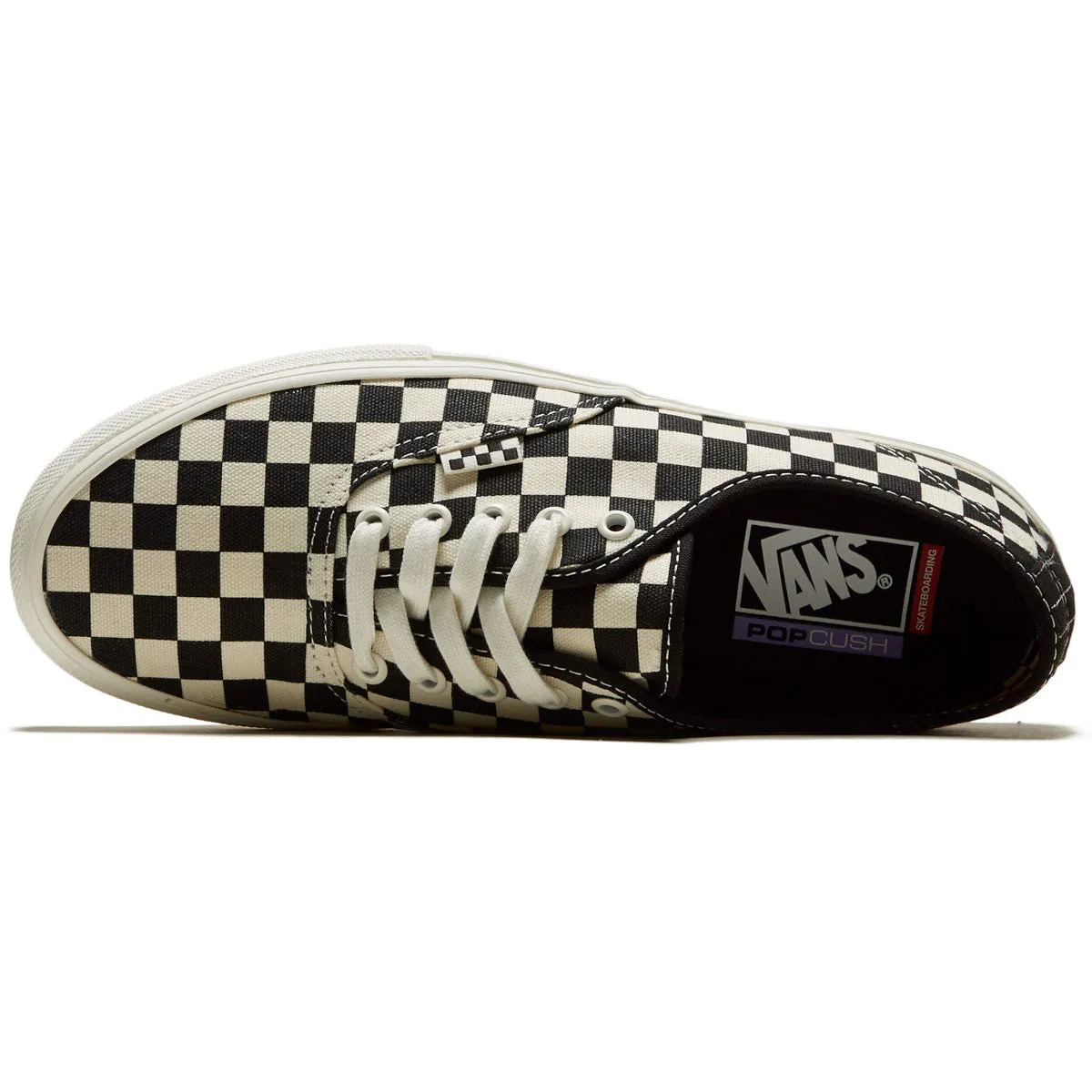 Best Skate Shoes For Narrow Feet Vans Skate Authentic Shoes - Checkerboard Marshmallow