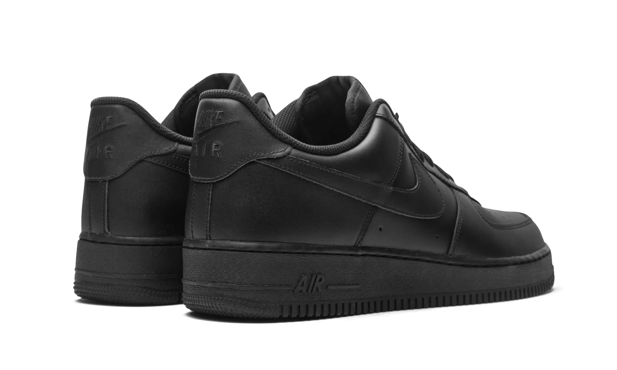 Nike Solarsoft Slide Shoes Air Force 1 Low "Triple Black"