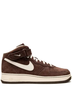 High Og Casual Shoes Air Force 1 Mid '07 QS "Chocolate" sneakers