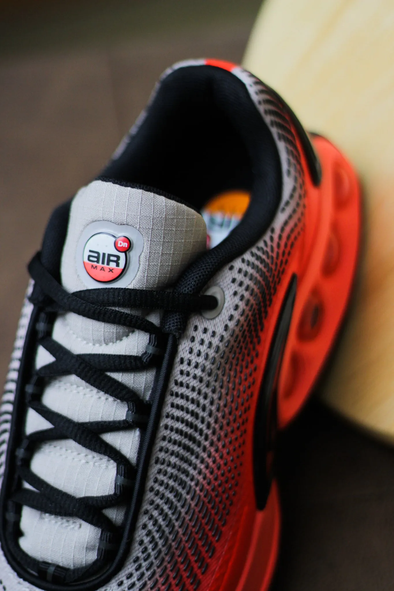 Nike Mcenroe Tennis Shoes AIR MAX DN SE "COLLEGE GREY/BLACK-BRIGHT CRIMSON"