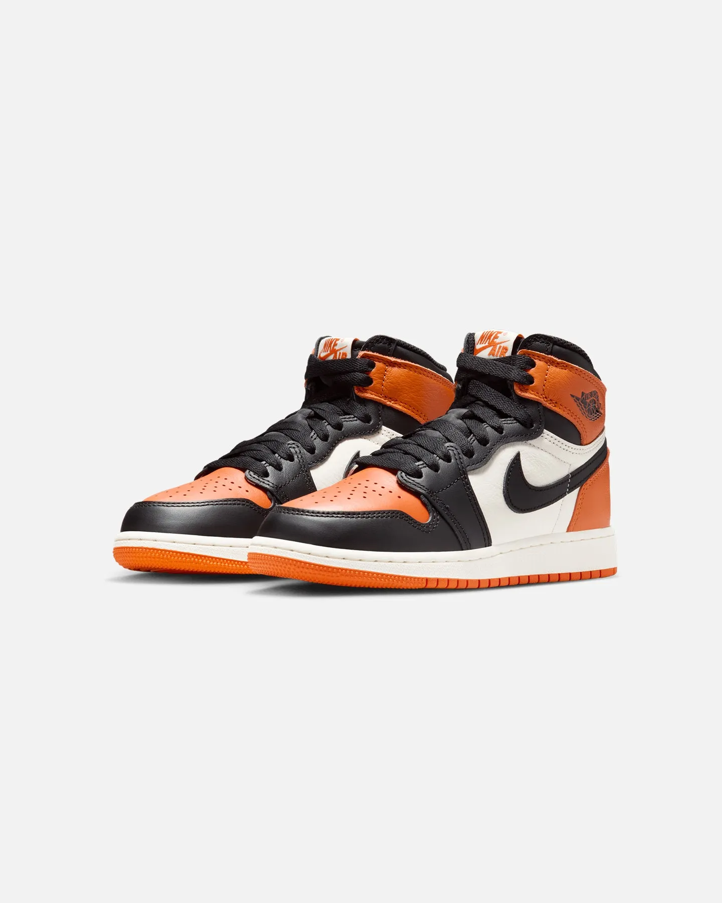 The Roger Advantage Casual Shoes Jordan Kids' Air Jordan 1 High OG "Shattered Backboard" (GS) Black/Black-Sail-Stafish
