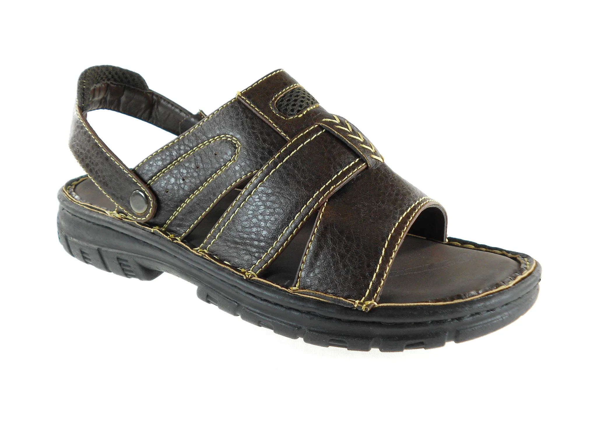 Beachy Sandals Men's San-17 Convertible Open Toe Fishermans Comfort Sandals