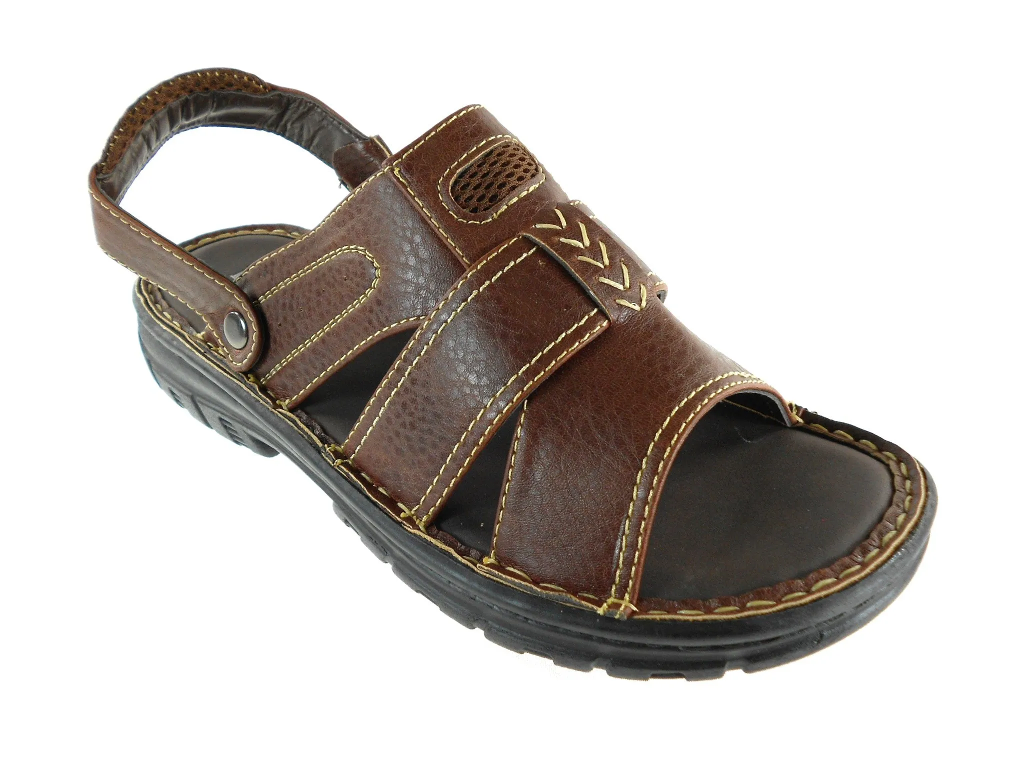 Sandals Over The Water Bungalow Men's San-17 Convertible Open Toe Fishermans Comfort Sandals