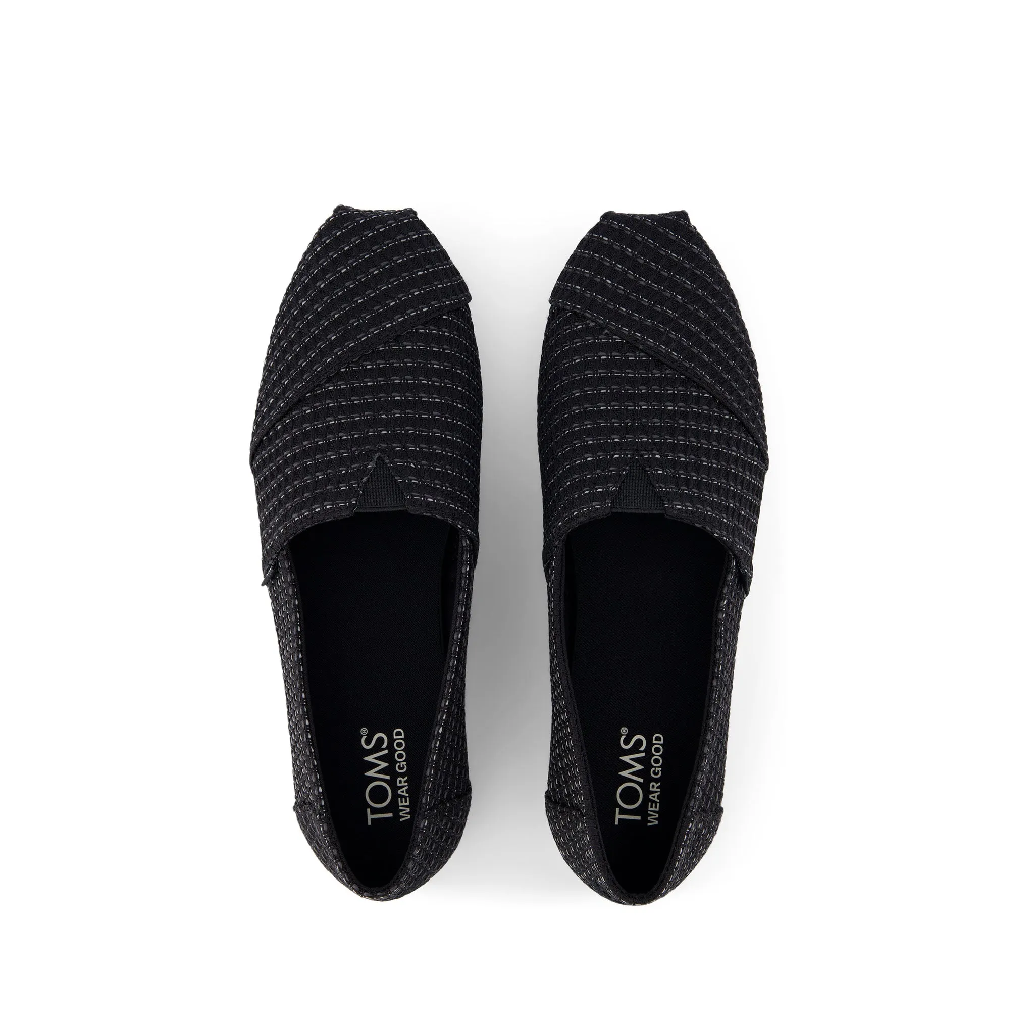 Alpargata Black Waffle Knit Rs-x Ptnt Casual Shoes