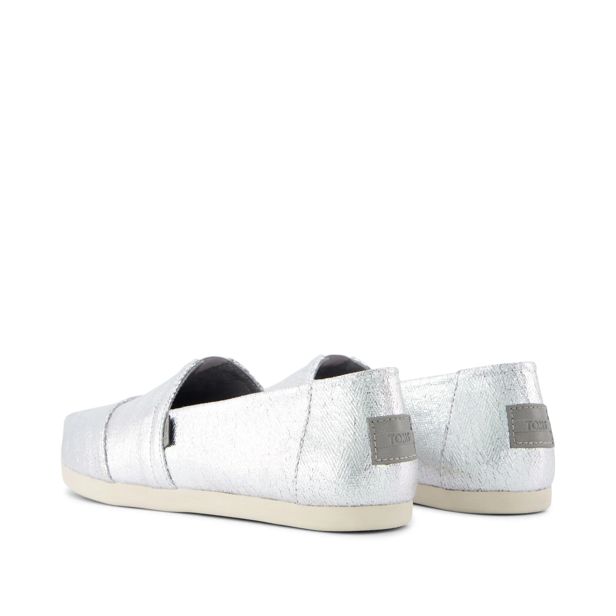 Alpargata Silver Metallic Herringbone Harley Davidson Casual Shoes