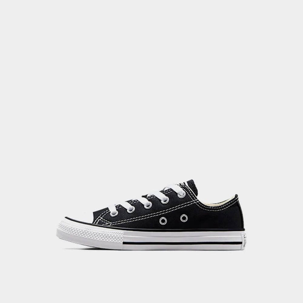 Converse Kids All Star Low Top Sneakers Black Big Mens Casual Shoes