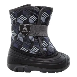 Victorian Style Boots Snowbug 4 Black/Charcoal (5c-10c)