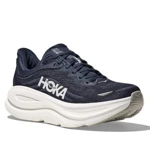 Cloud Mens Hoka Bondi 9 in Varsity Navy/White