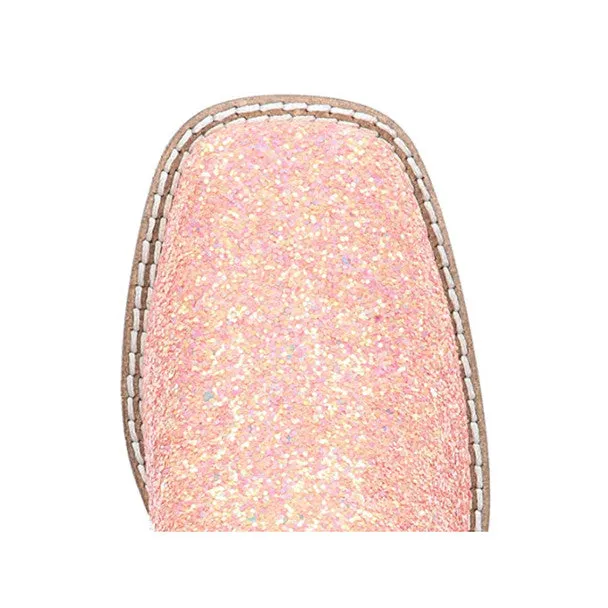 Perry Ellis Boots ARIEL PINK GLITTER